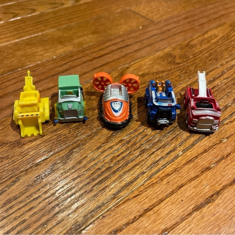 Paw Patrol Spin Master 2015 Mini Vehicle lot of 5 Cake Toppers Chase Marshall